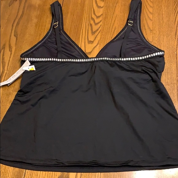 NWT La Blanca Threading Along Tankini Top - Picture 7 of 9